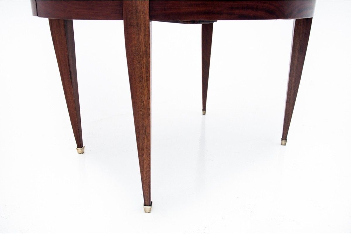 Oval Empire Table, France, Circa 1880. After Renovation. photo vinterior