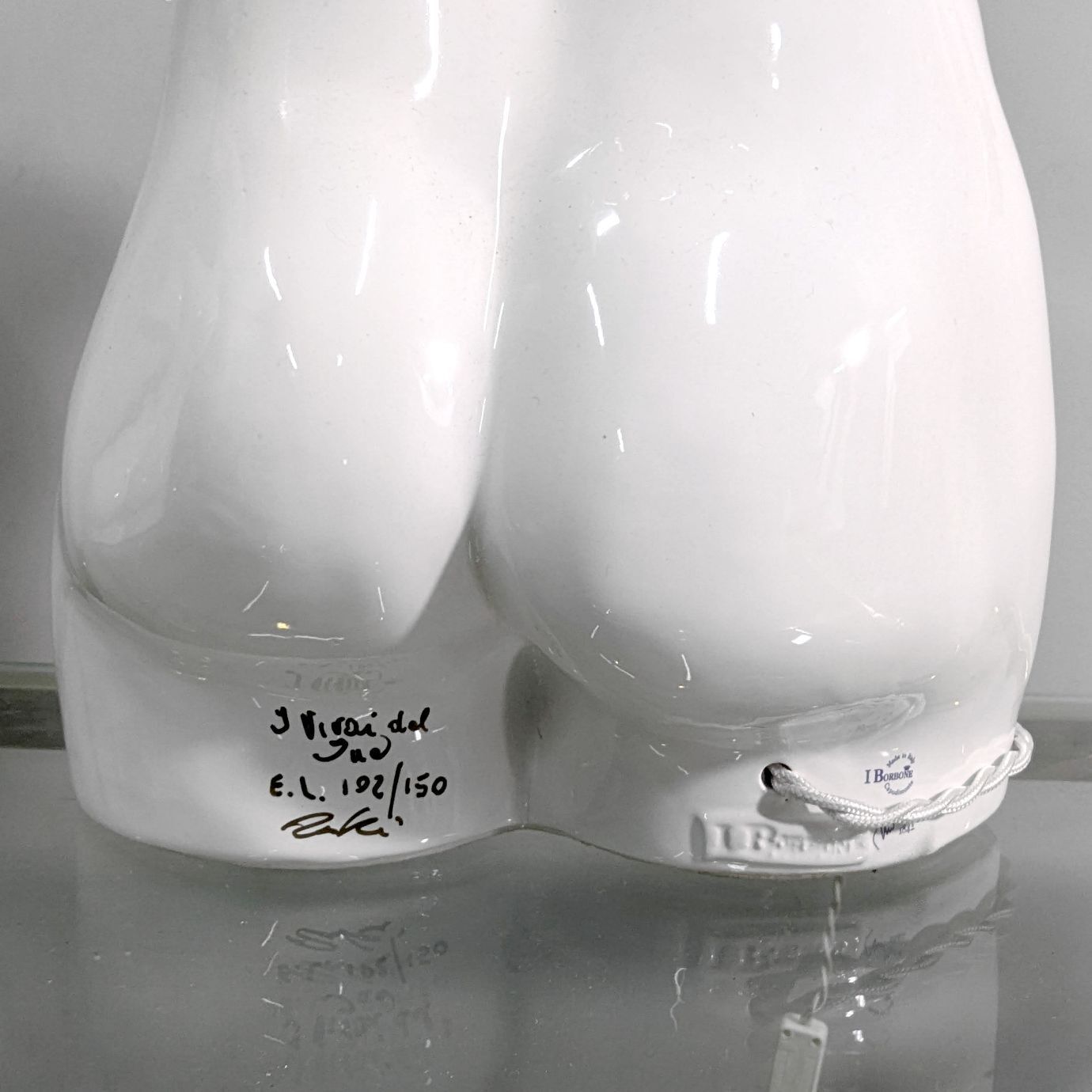 Lighting Pair Of Anthropomorphic Capodimonte Porcelain Lamps By Giulio Ciniglia photo