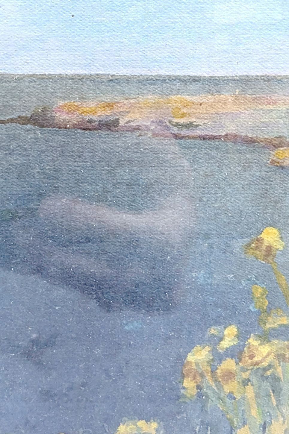 Watercolor By René Seyssaud, The Genets At The Castle In Cassis photo Art