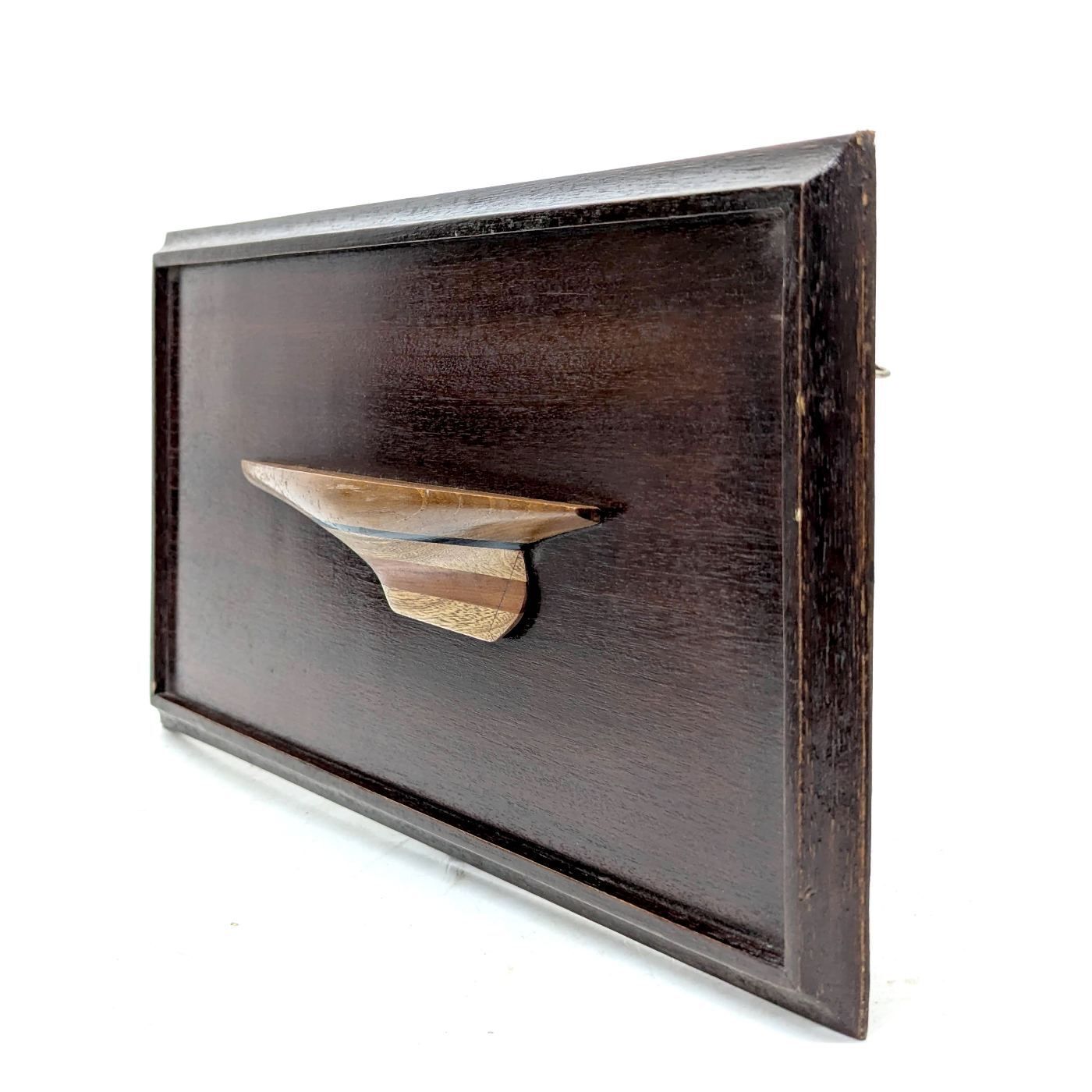 Half Hull Of A Wooden Boat photo furniture