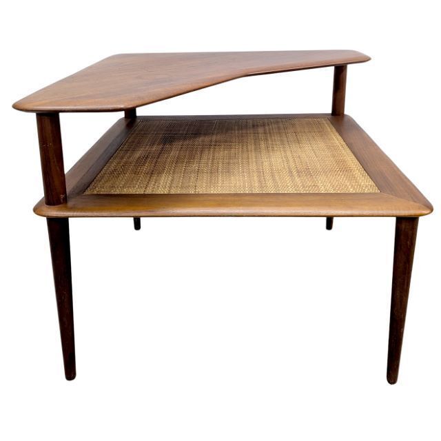 Scandinavian Design Double Tiered Coffee Table, Circa 1960 photo for sale