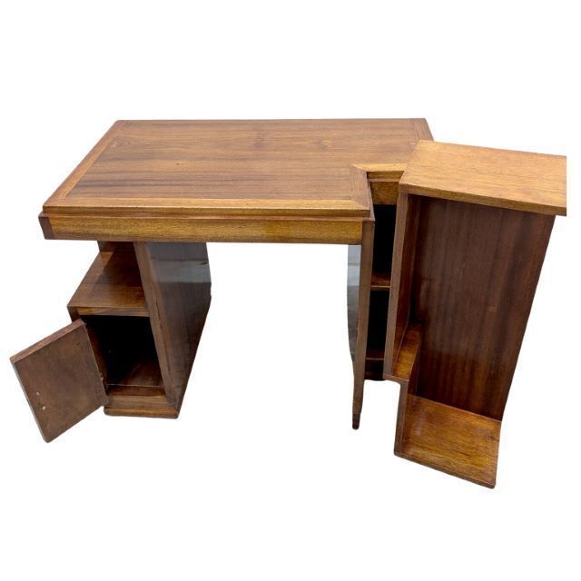 Modernist Desk In Varnished Wood, France, Circa 1930 photo for sale