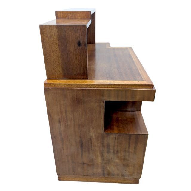 Modernist Desk In Varnished Wood, France, Circa 1930 photo Furniture
