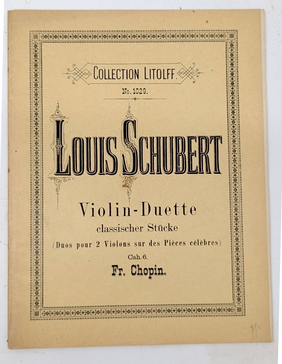 Collection Of Early Scores – Chamber And Educational Music (C.1880–1950) photo furniture