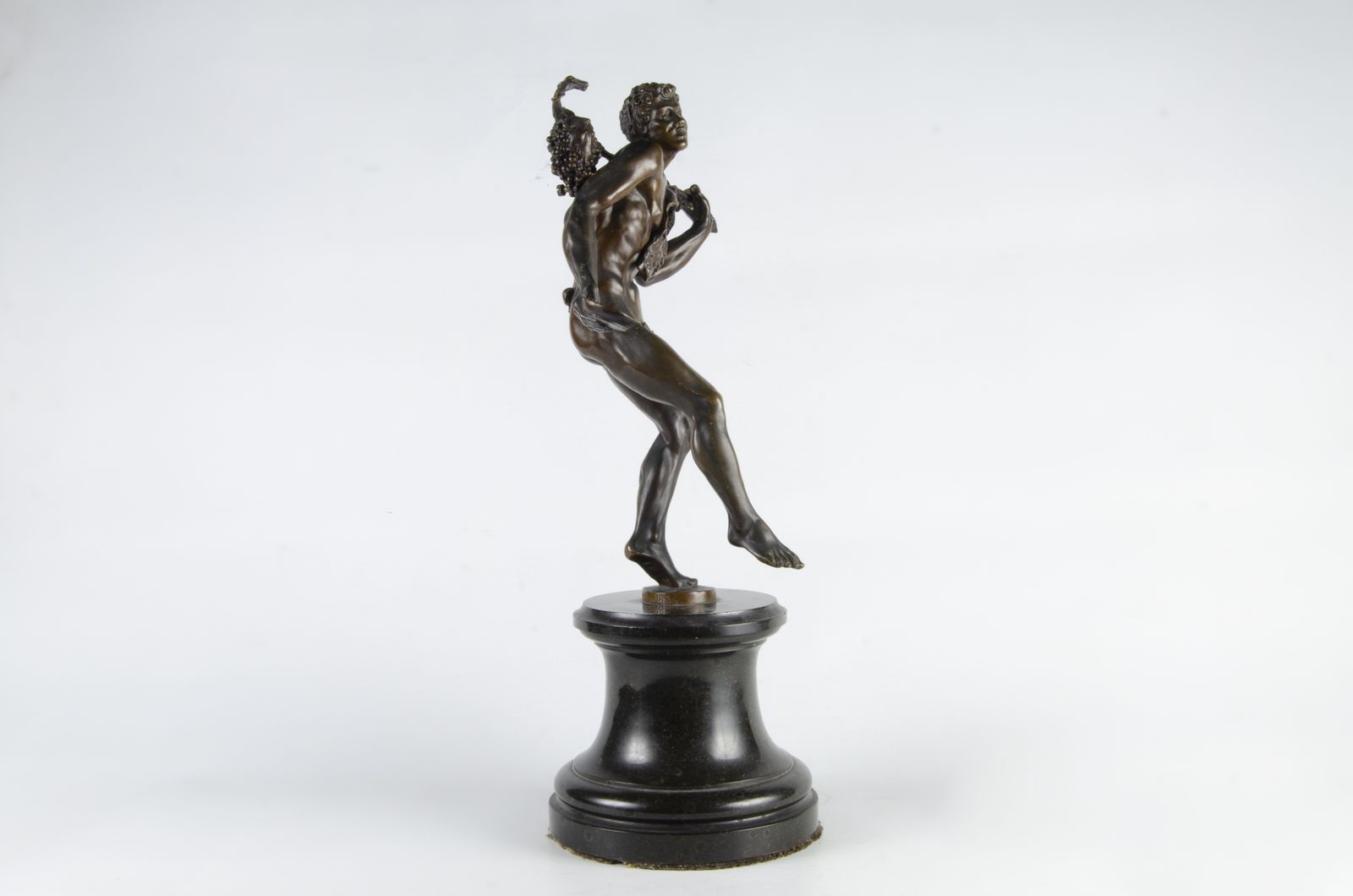 Late 19th Century Jugendstil Bronze Sculpture Of A Dancing Satyr/Faun Signed By G. Roth, Germany photo vintage