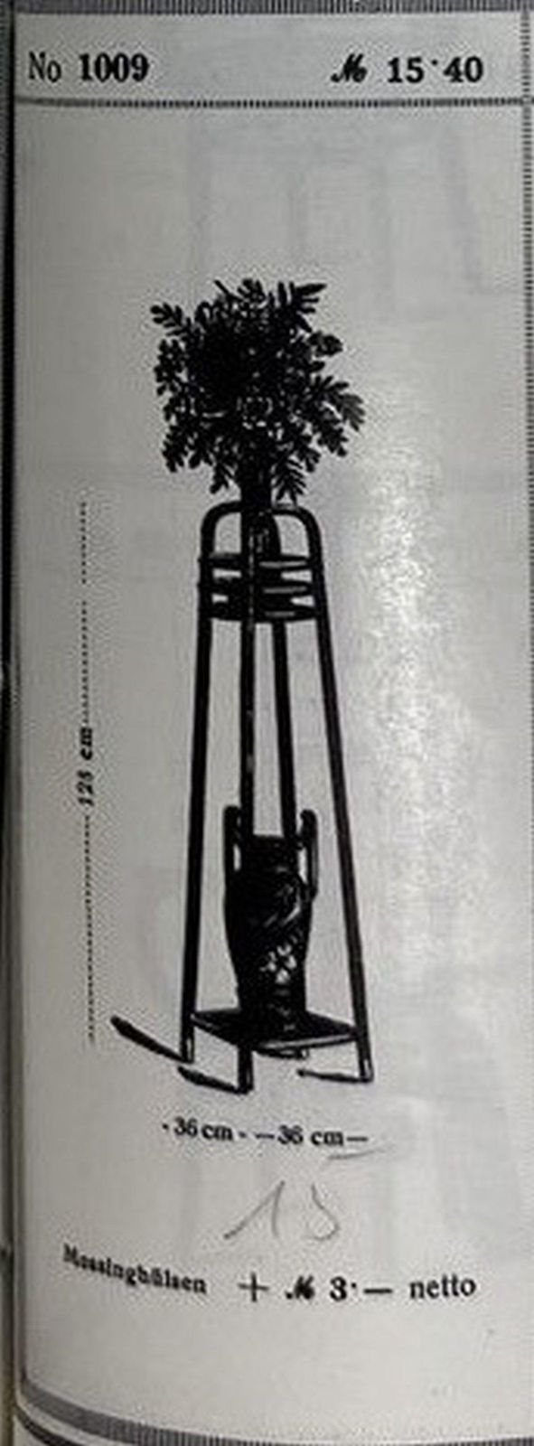 Secession Plant Stand No.1009 Attr. Otto Wagner For J&J Kohn photo vintage