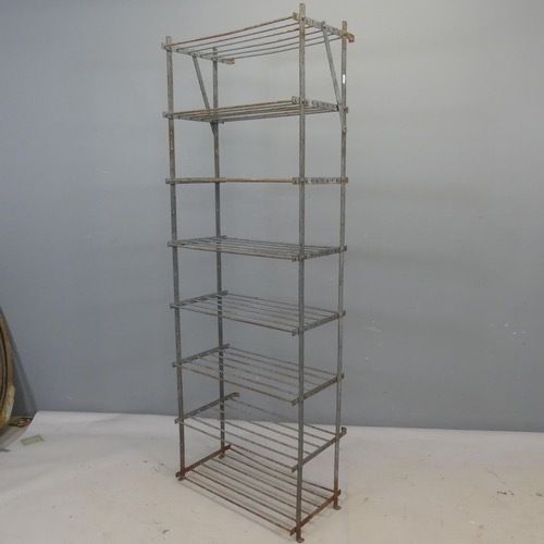 French Painted Metal Eight Tier Plant Stand photo for sale