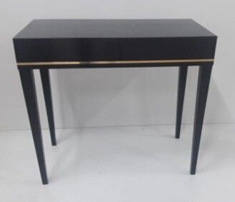 Console With 2no Drawers And Metal Trim Detail