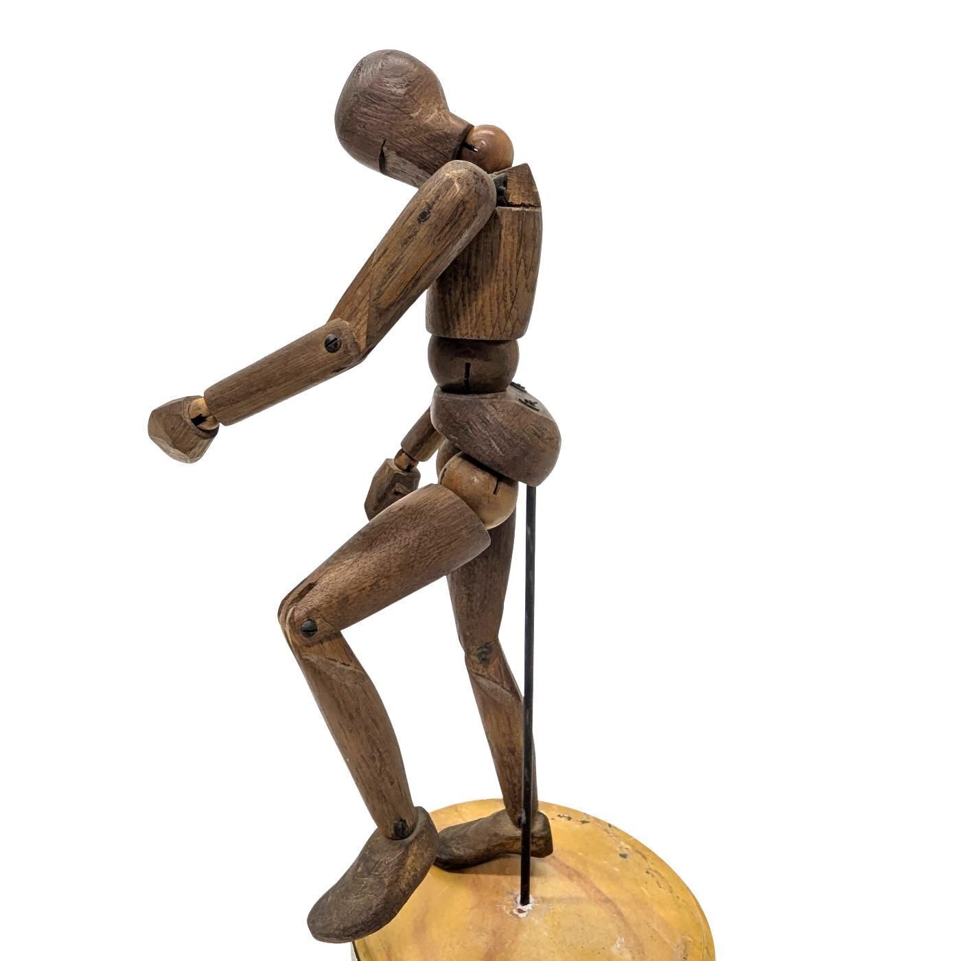 Old Articulated Painter's Model Mannequin photo furniture