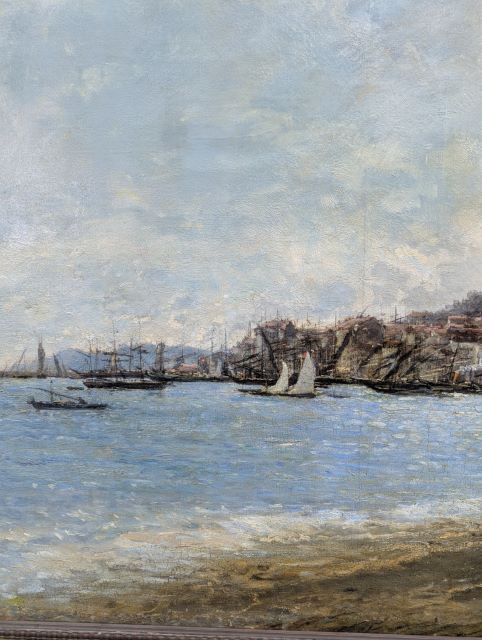 View Of Cannes, H. Guilmard, 1882 – Oil On Canvas photo for sale