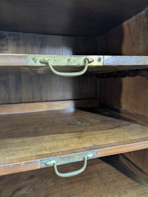 Turned Wooden Music Or Sheet Music Cabinet, Late 19th Century photo buy