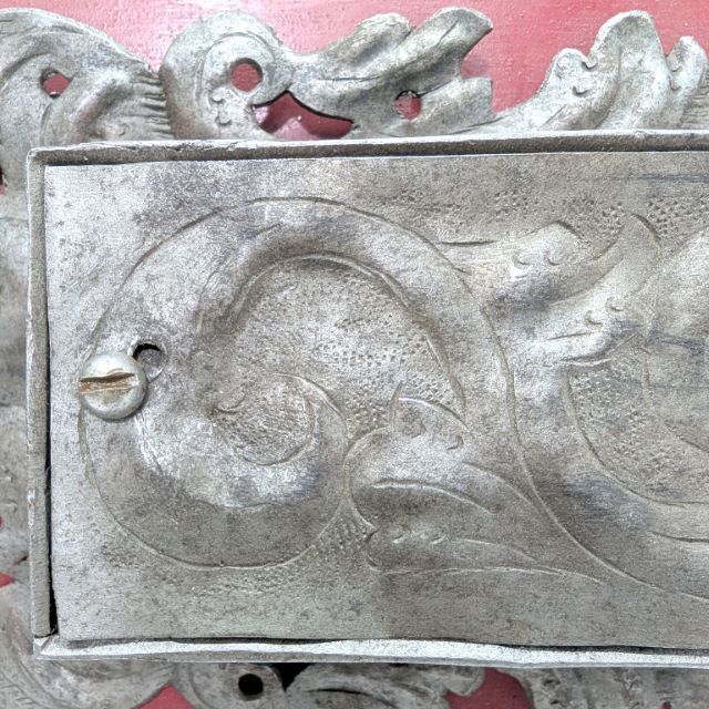 Antique Wrought Iron Lock From The 17th Century photo for sale
