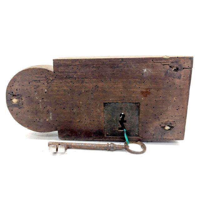 Antique Wrought Iron Lock From The 18th Century