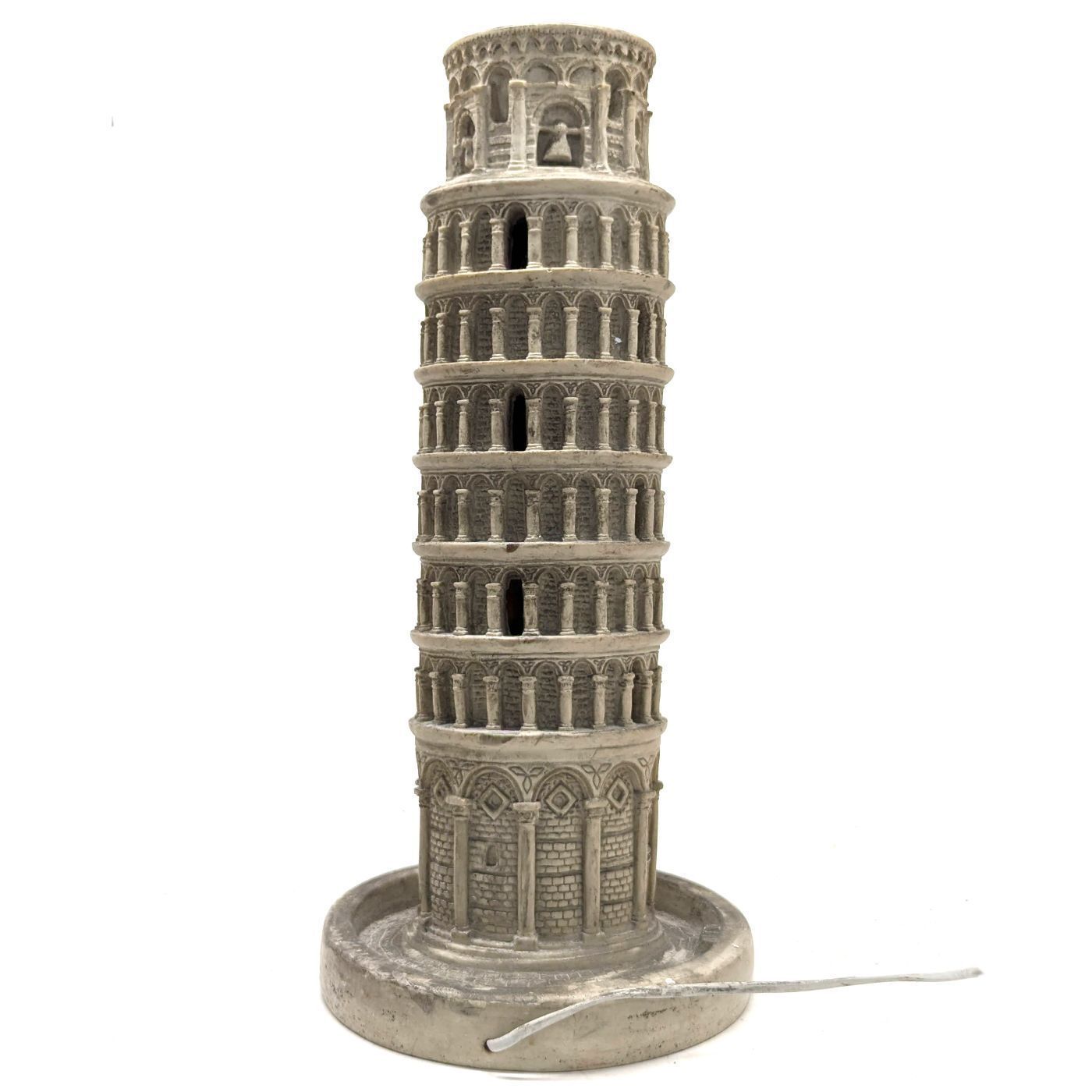 Vintage Desk Lamp With The Leaning Tower Of Pisa photo furniture