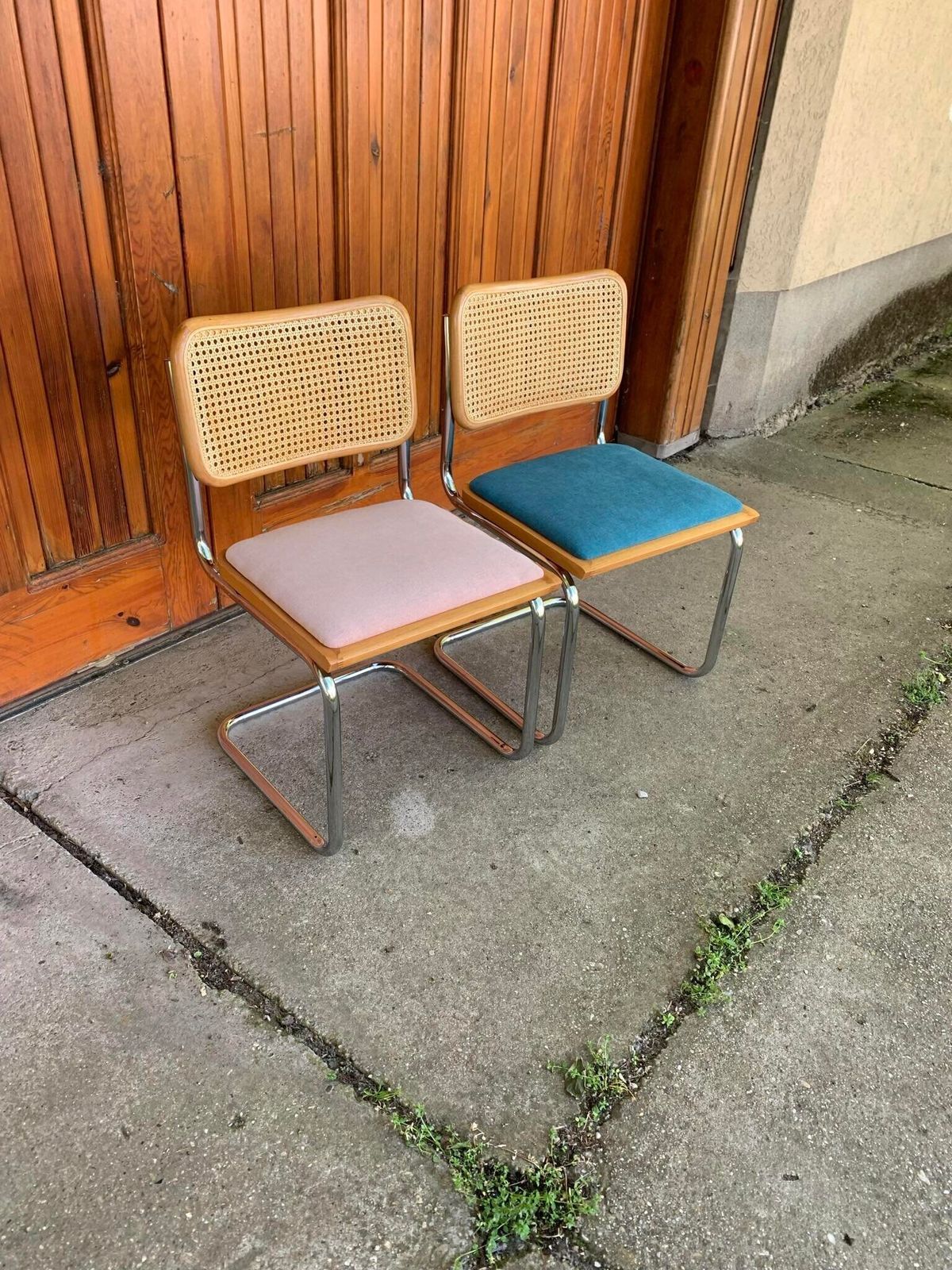 Mid Century Modern Italian Marcel Breuer B32 Cesca Chairs, 70s Set Of 2 photo 884.0