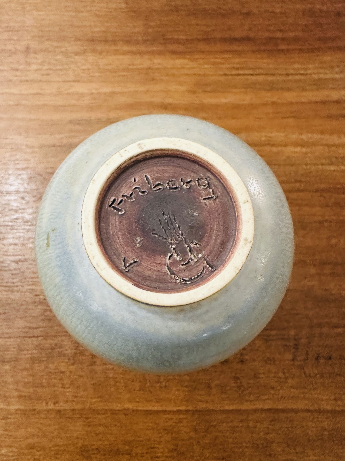photo buy 1952 Mid Century Modern Swedish Stoneware Vase By Berndt Friberg For Gustavsberg