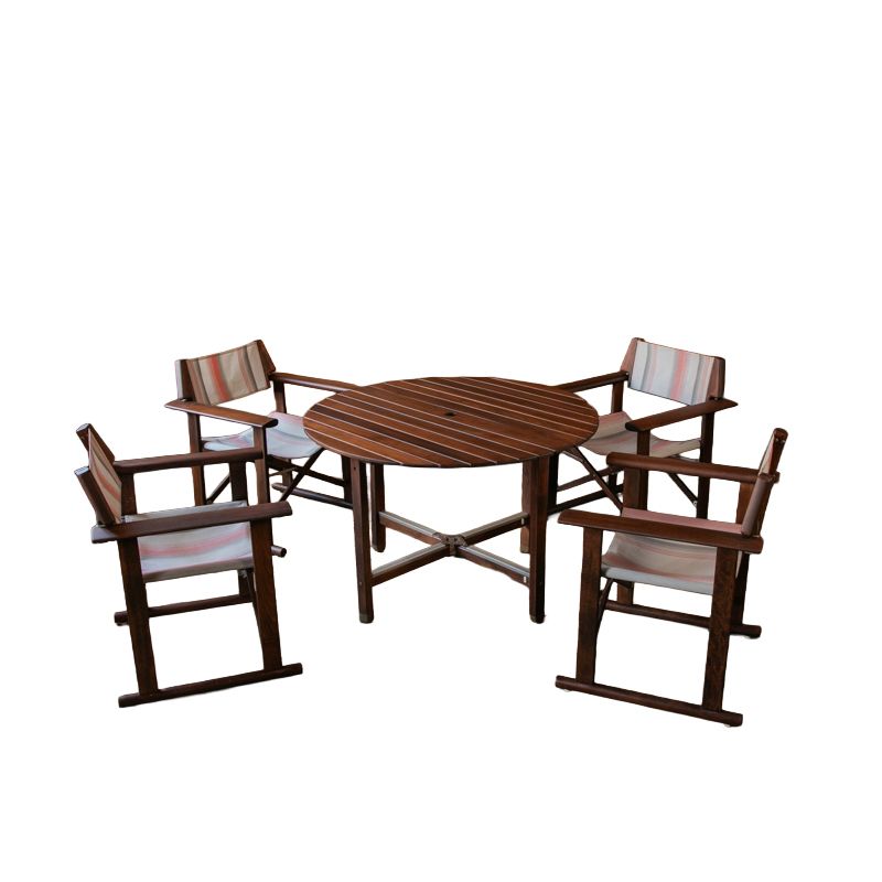 Hollywood Outdoor Garden Set By Carlo Hauner For Reguitti, Italy, 1970s, Set Of 5
