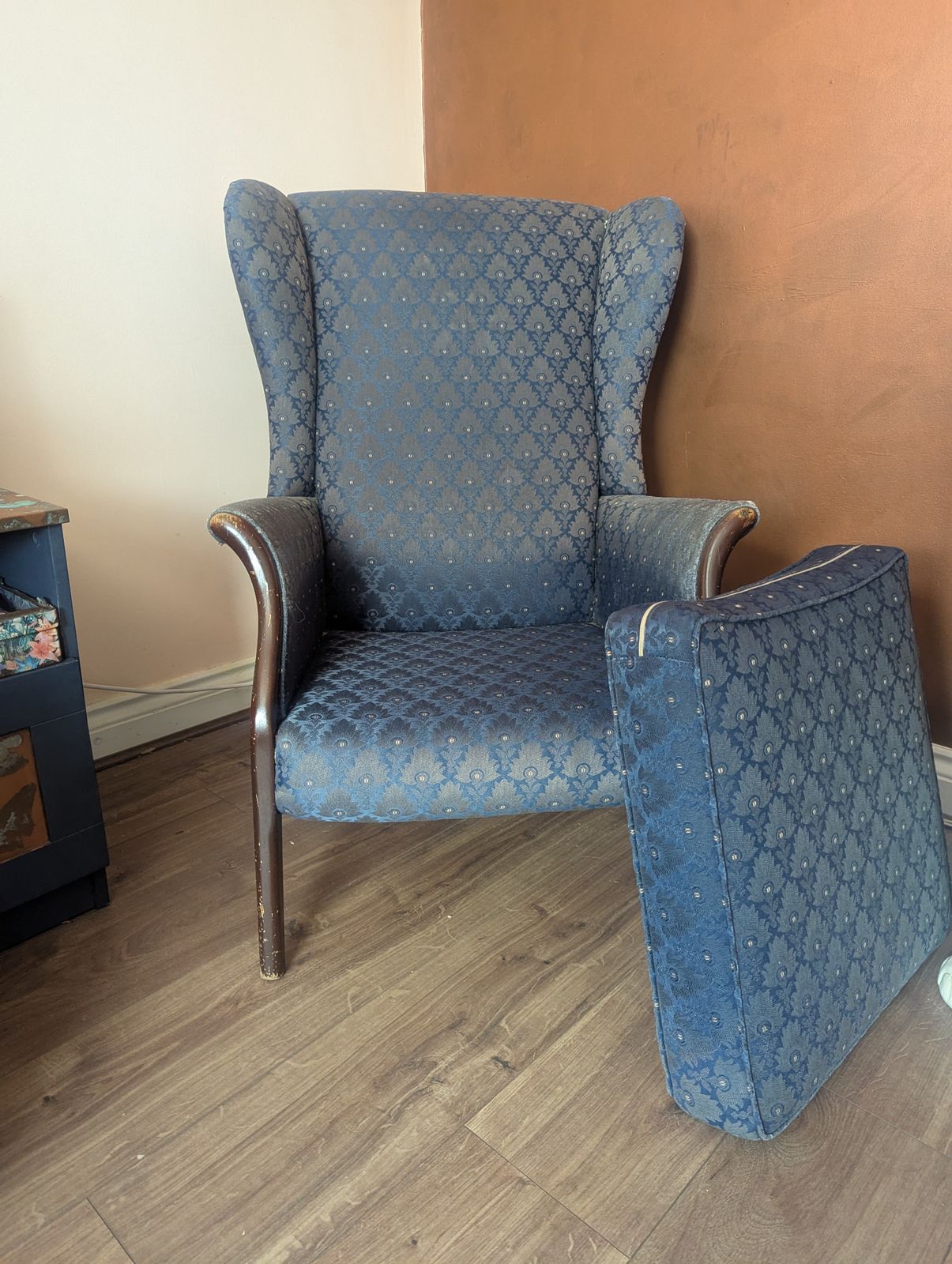 Pair Of 1960/70' Parker Knoll Wing Back Armchairs