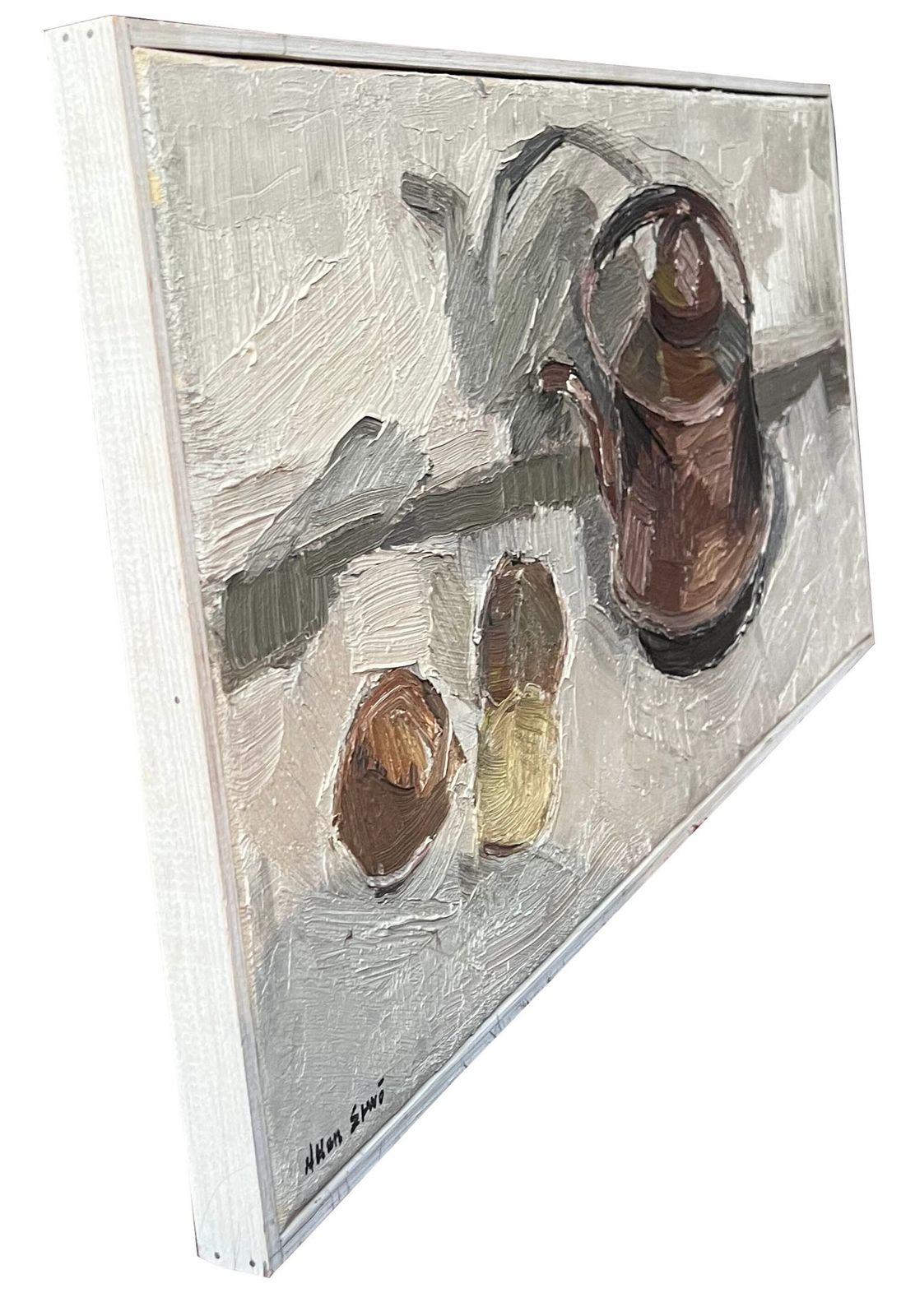 20th Century Swedish School 'Still Life With Copper Kettle' photo for sale