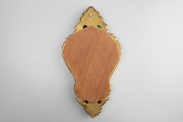 photo for sale Louis XV French Shell Mirror In Wood And Plaster, France, 1950s