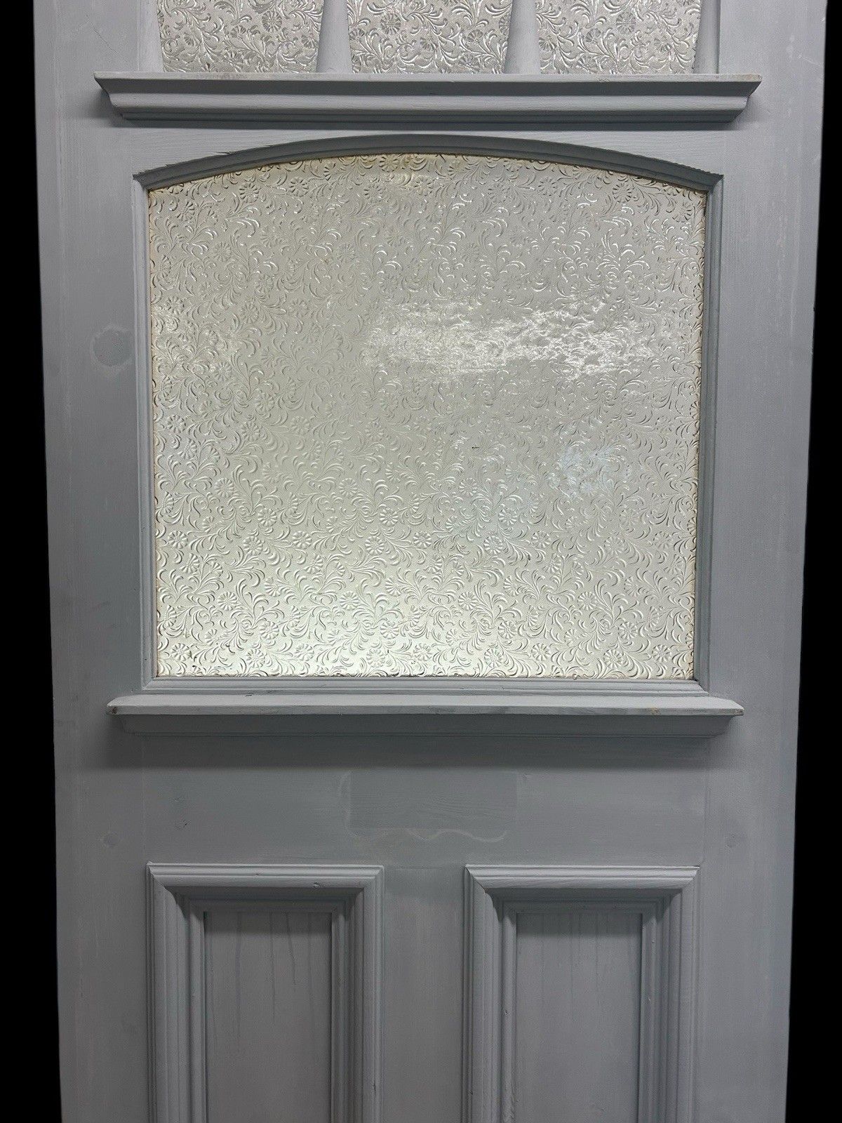 Edwardian Front Door Old Antique Period Reclaimed Original Glass Refurb C1905 photo Home Fixtures