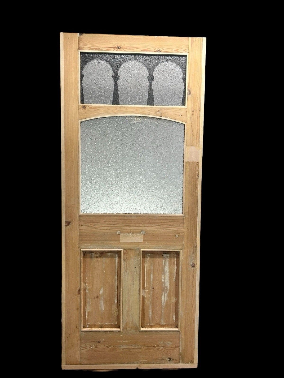 photo furniture Edwardian Front Door Old Antique Period Reclaimed Original Glass Refurb C1905