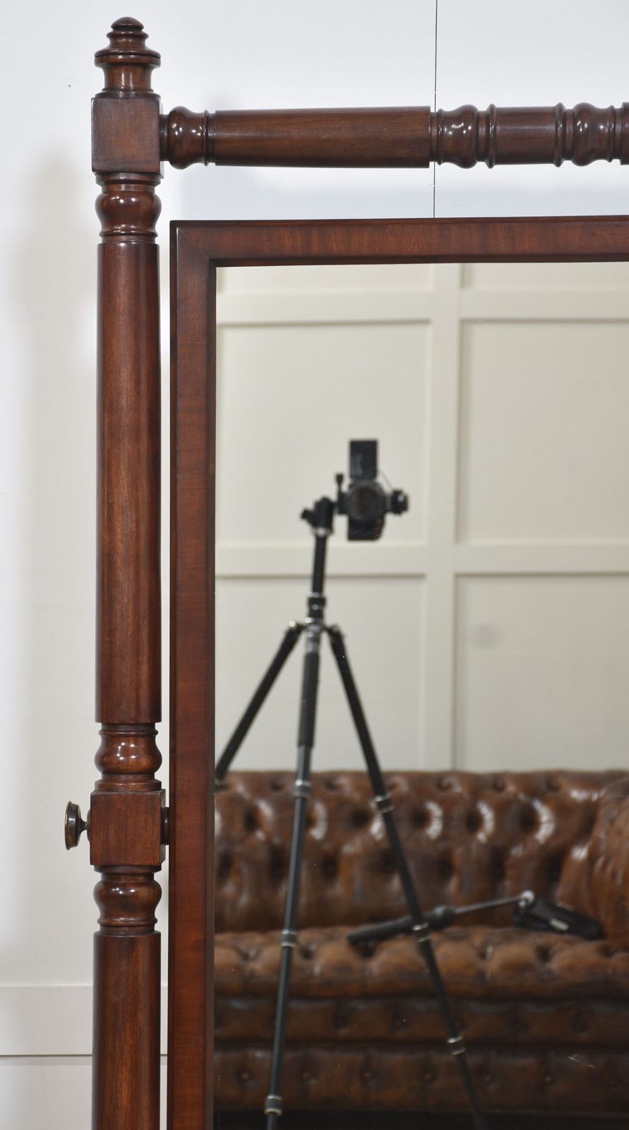 photo furniture Pair Of Country House Cheval Mirrors