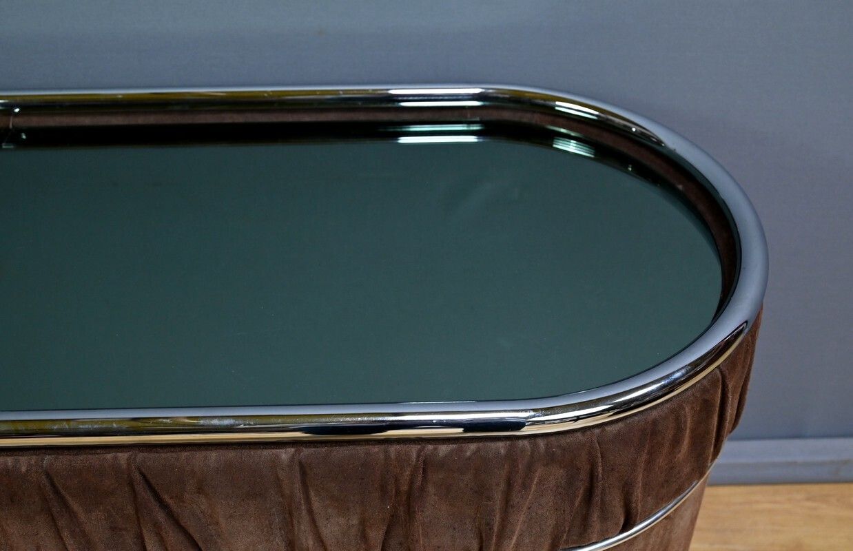 Nubuck Dressing Table, Italian Design – 1970 photo vintage