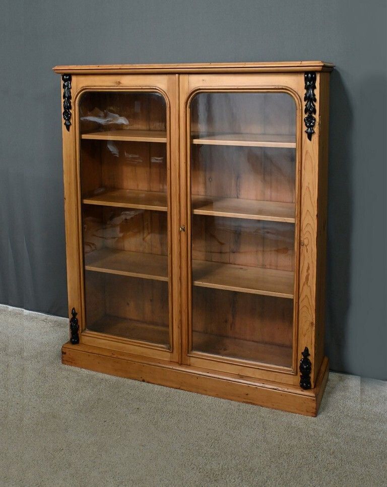 Pine Display Cabinet – 1920, 1920s photo for sale