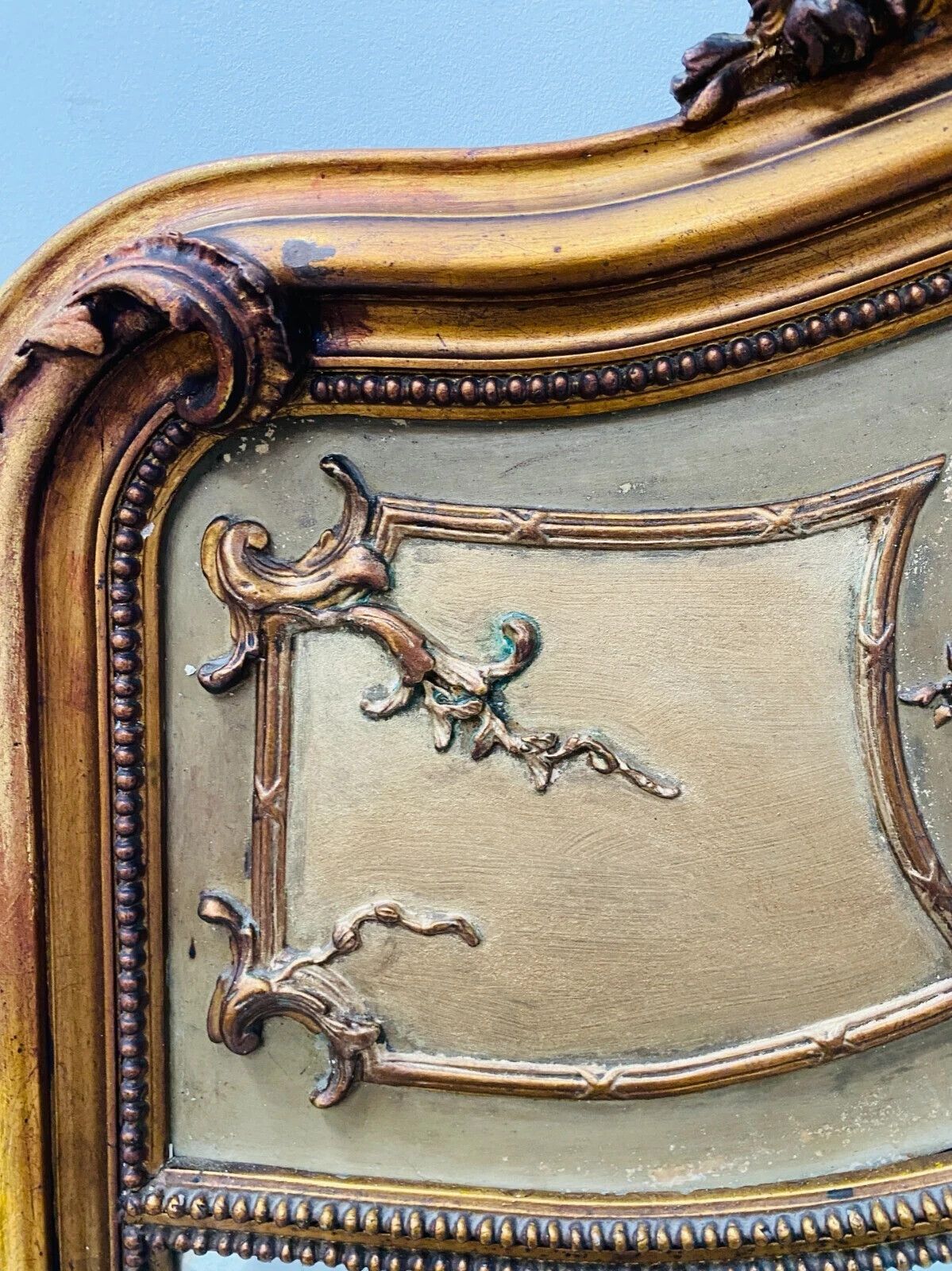 Louis XV Style Mirror In Wood And Gilded Stucco 20th Century photo Home Decor