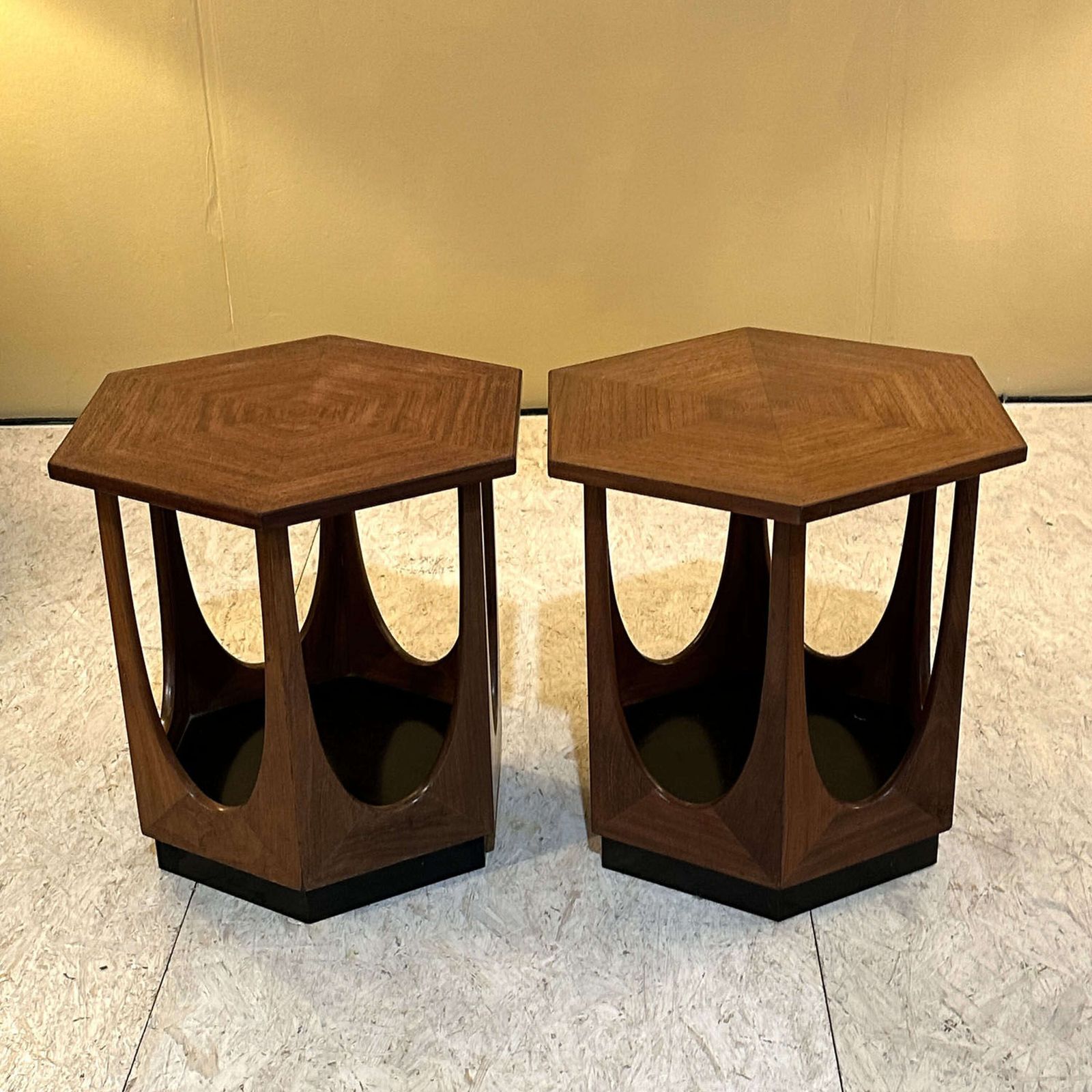 Hexagonal G Plan 1960's Side Tables Designed By Victor Wilkins photo furniture