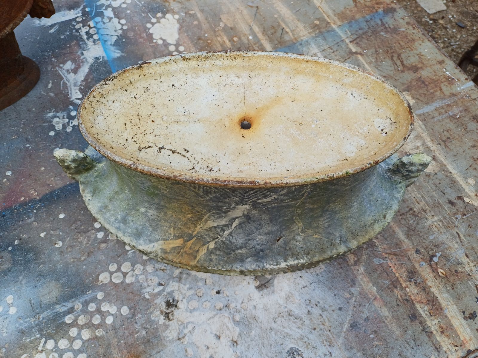 photo for sale 3 Cast Iron Planters 1900: Charleville   Mézières