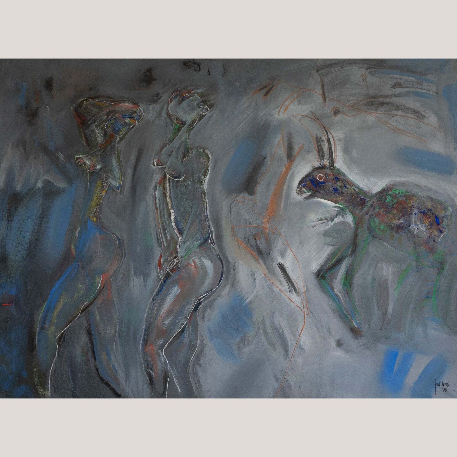 Figures And Hare – Abstract Figuratie Door Jordi Samsó