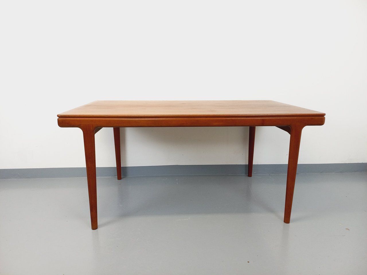 Scandinavian Rectangular Table In Pine By Johannes Andersen For Samcom In Teak photo Furniture