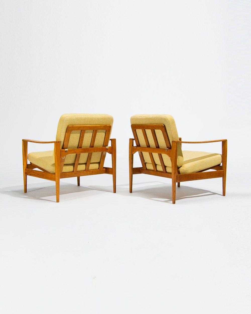 Mid Century Lounge Chairs In Oak By Niels Koefoed, Danish Design 1950’s photo 4300.0