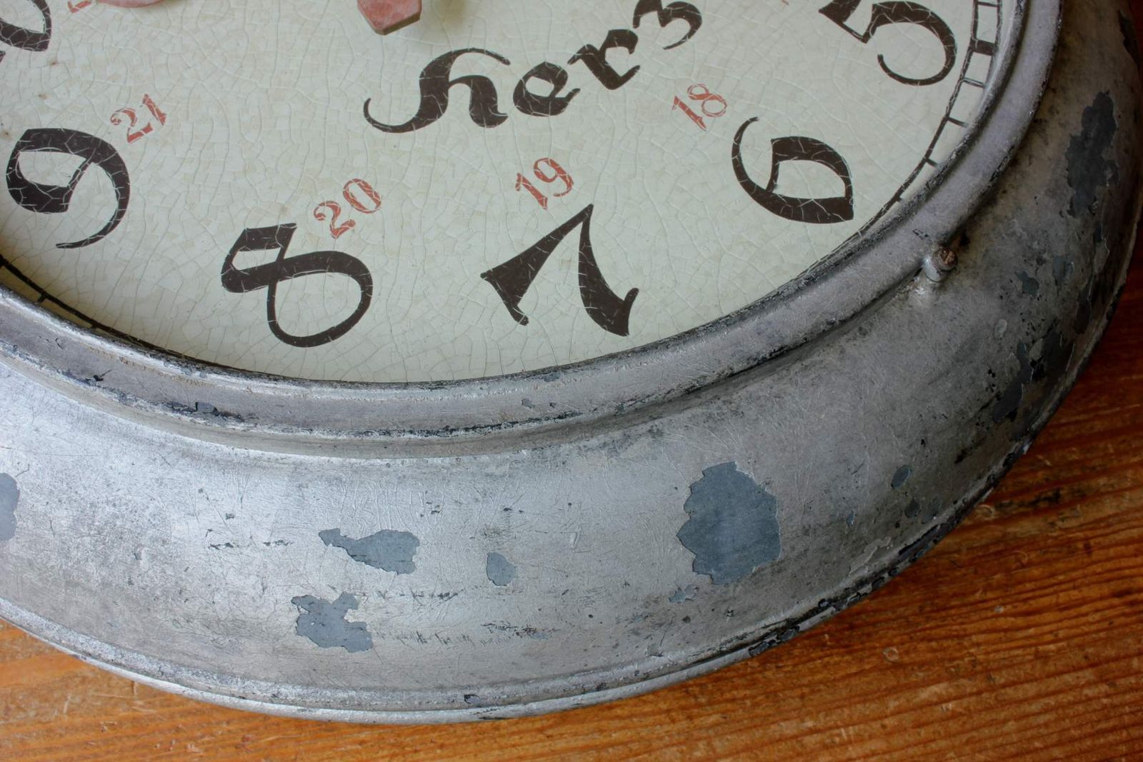 photo furniture Large Double Sided Josef Herzog Jewellery Shop Clock. Antique Pocket Watch Trade Sign.