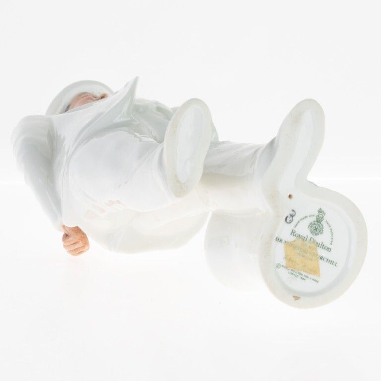 Royal Doulton Winston Churchill Porcelain Ceramic Figure photo for sale