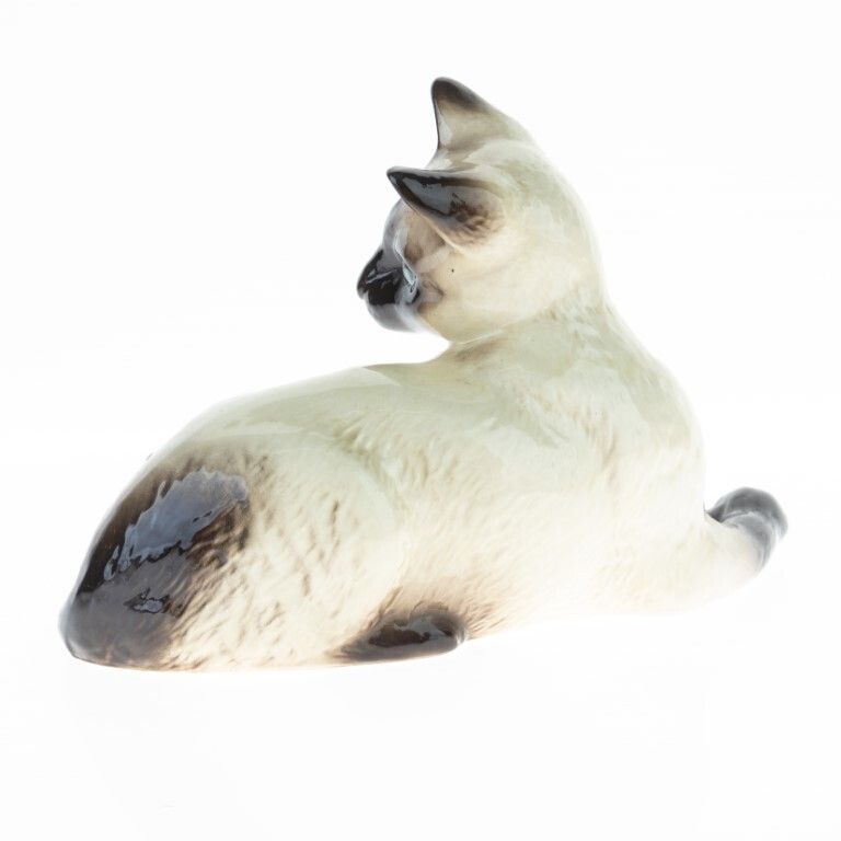 Beswick Porcelain Ceramic Pottery Siamese Cat Figure photo furniture