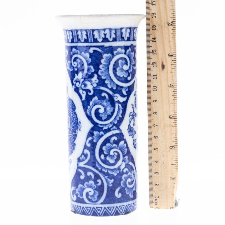 Antique Victorian Wood & Sons Chinese Kylin Pattern Porcelain Ceramic Vase photo Home Decor