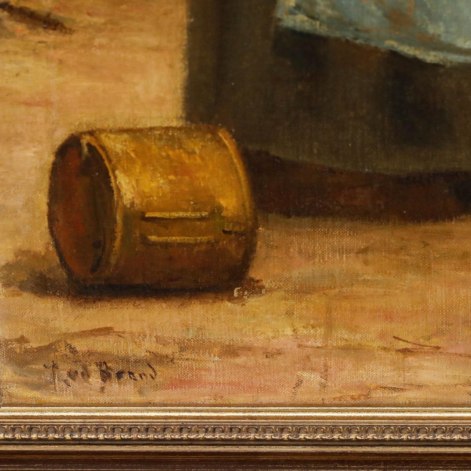 After Franz Meerts (1836 1896)   20th Century Oil, Copper Pots photo buy