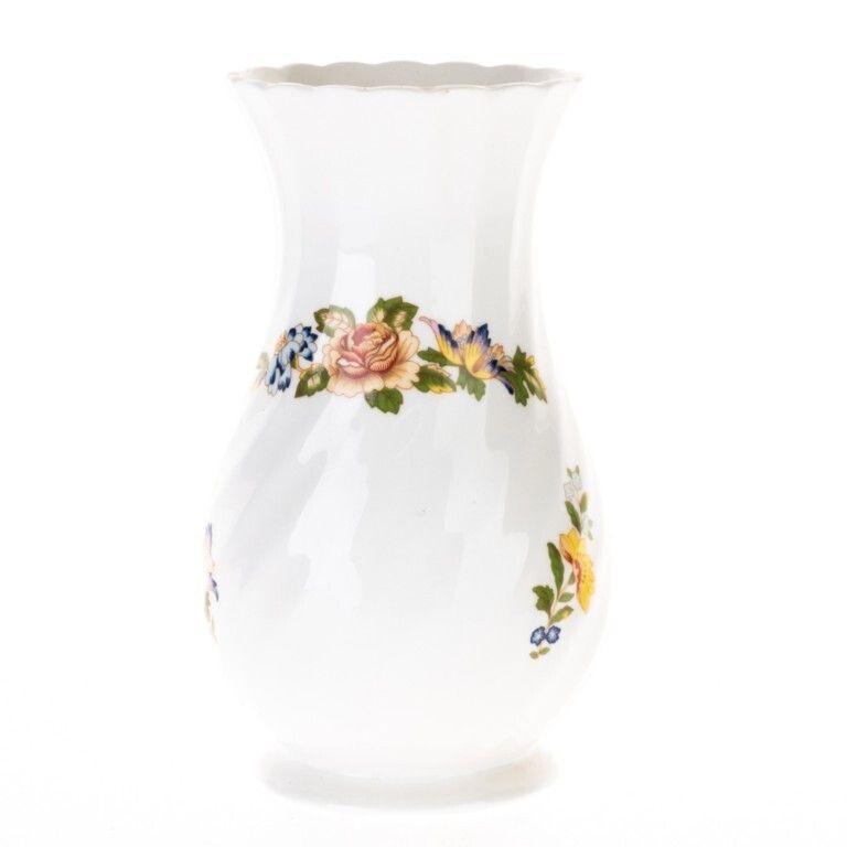 Aynsley Porcelain Ceramic Butterflies Vase photo furniture