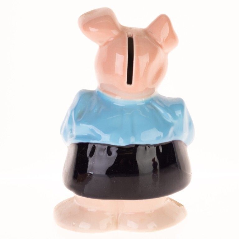 Wade’s English Ceramic Pottery Figural Piggy Coin Bank photo furniture