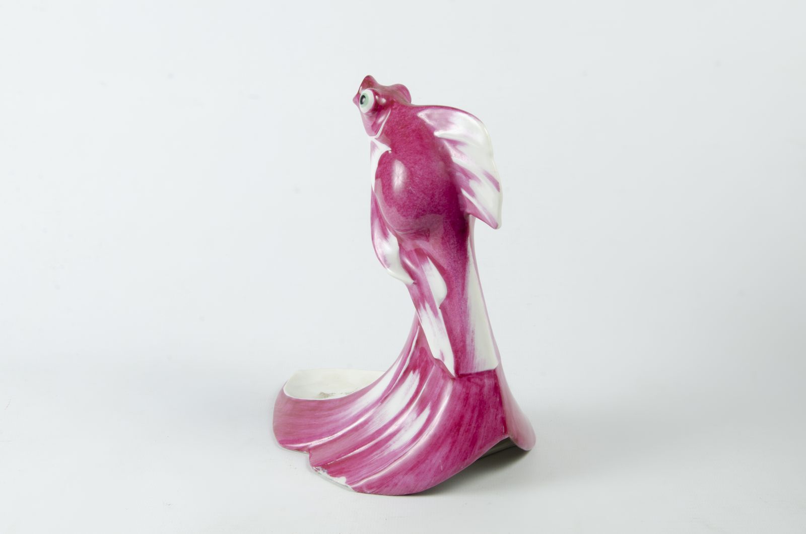 1910s Art Déco Glazed Porcelain Fish Sculpture 'Poisson De Chine' By édouard Marcel Sandoz For Theodore Haviland photo 1450.0