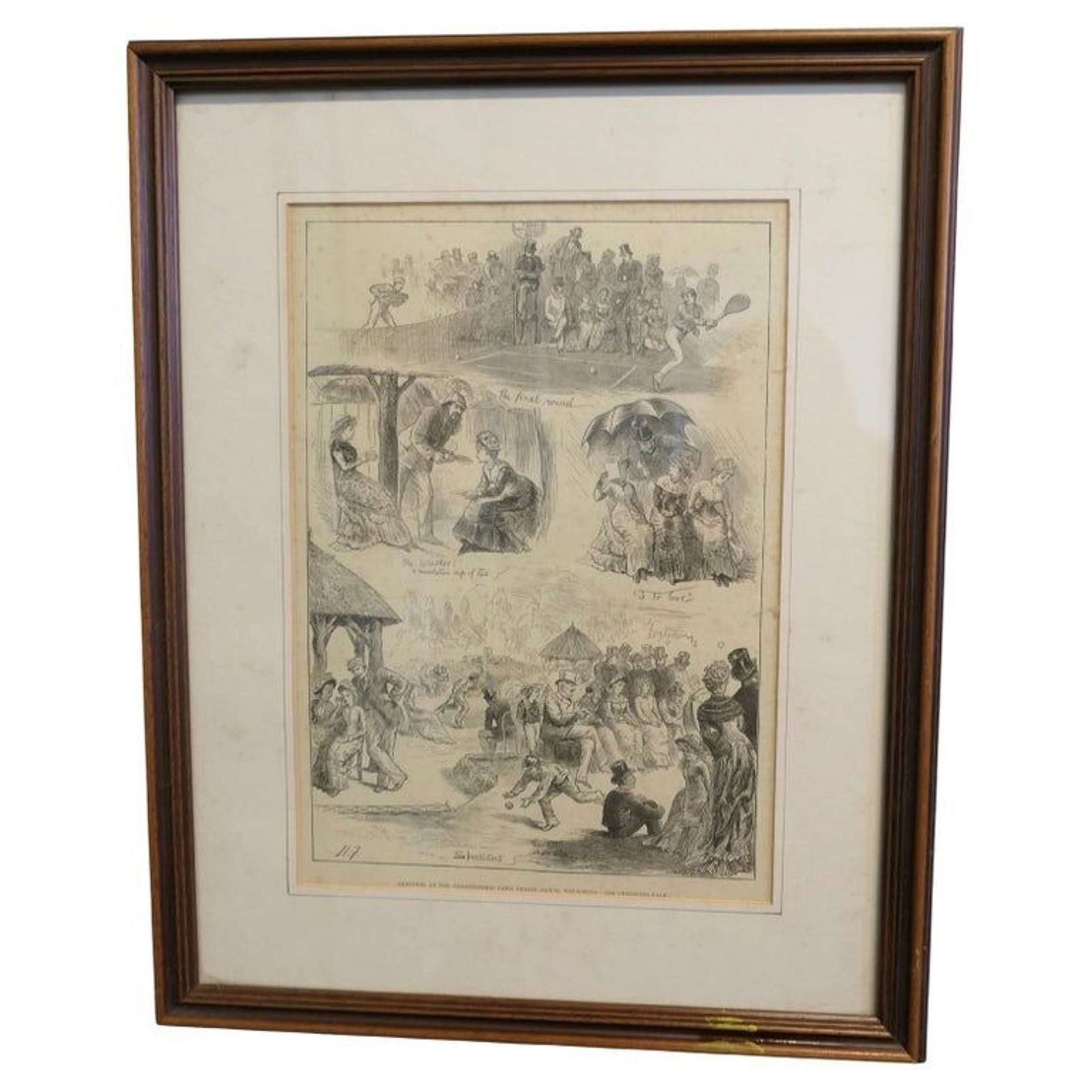 Humorous Sketches From Wimbledon 1879
