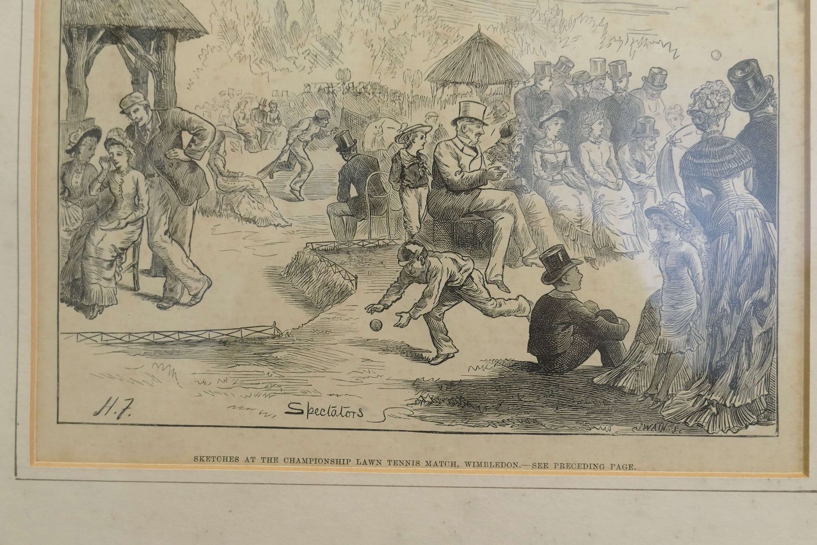 Humorous Sketches From Wimbledon 1879 photo Art