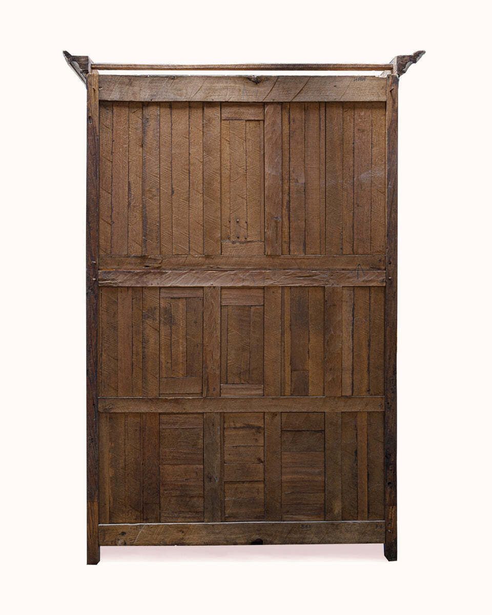 Furniture Rustic Antique French Marriage Armoire photo