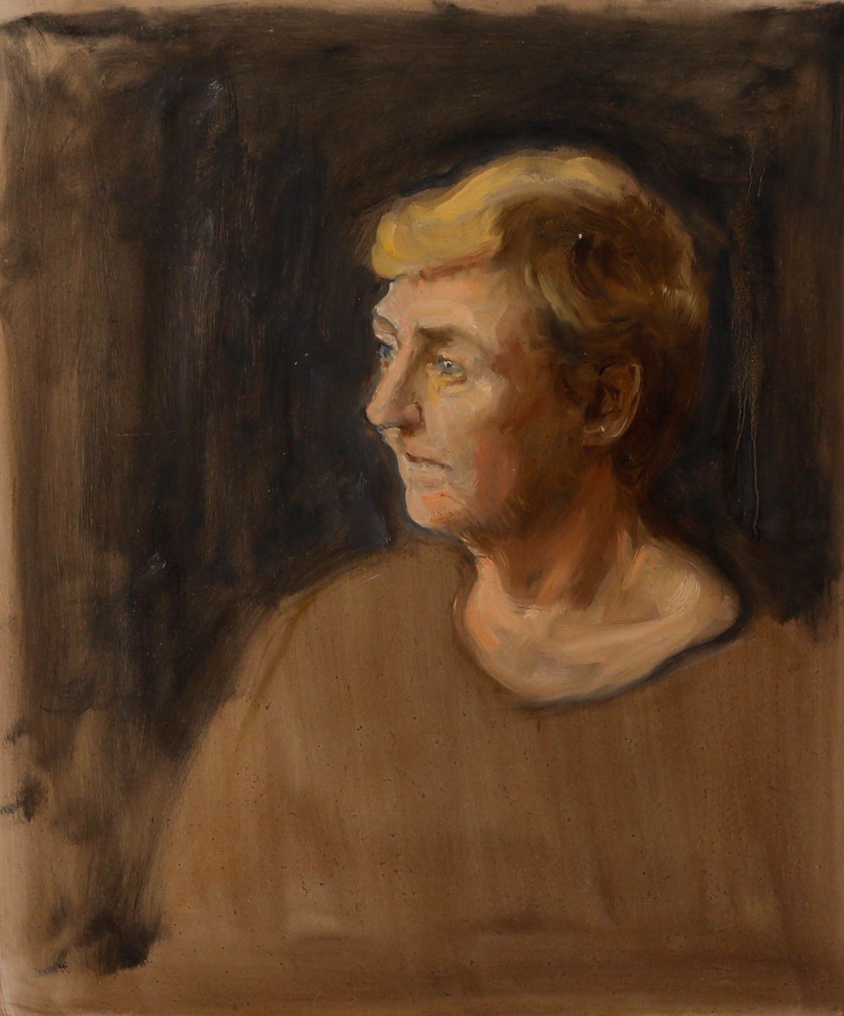 George Weissbort (1928 2013)   20th Century Oil, Woman In Profile