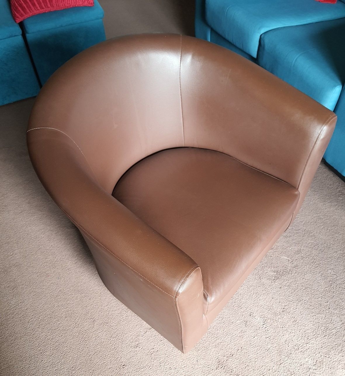 Vintage Late 90s Tub Scandinavian Style Tub Chair photo 51.0