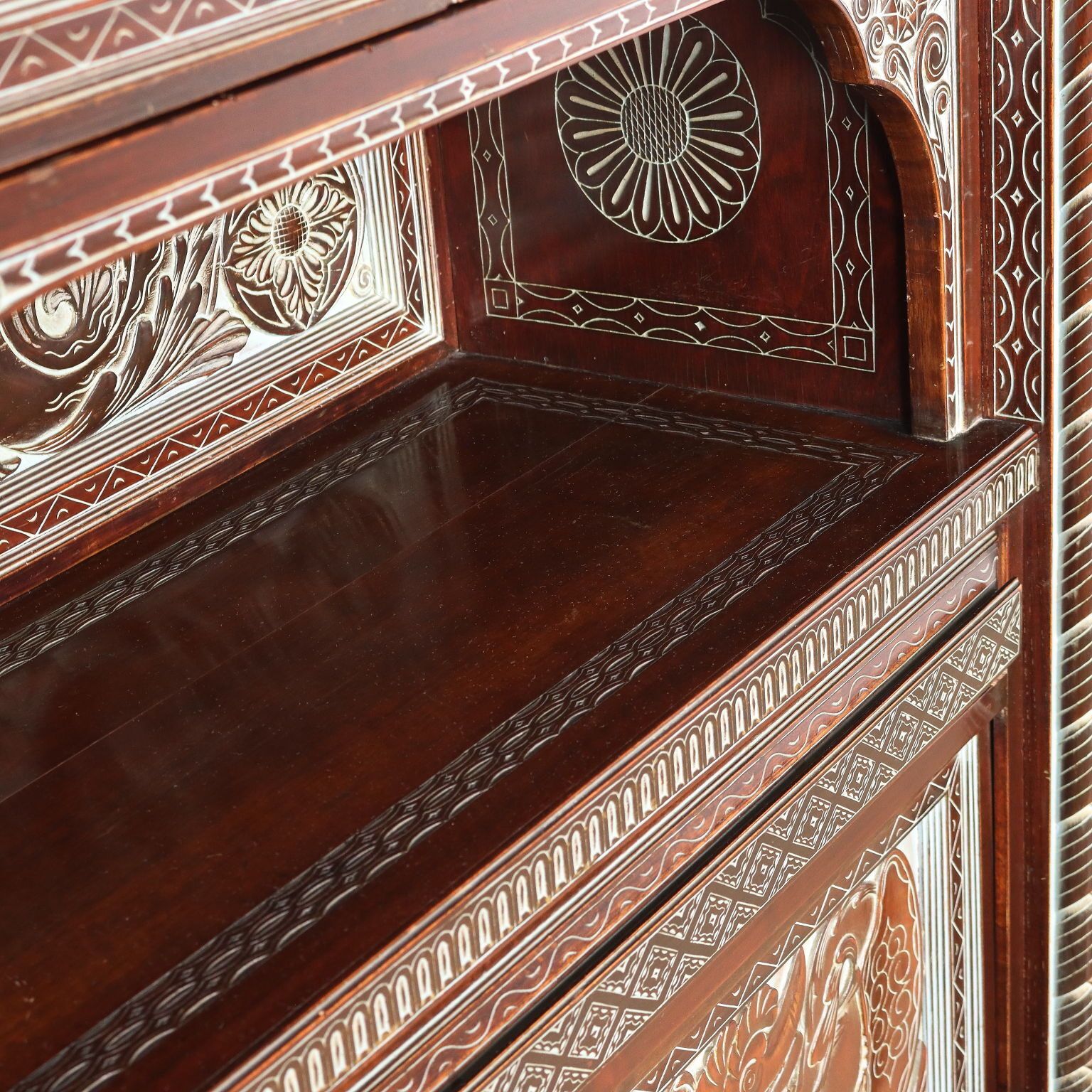 photo for sale Antique Living Room Cabinet Ethnic Rino Galbiati XX Century