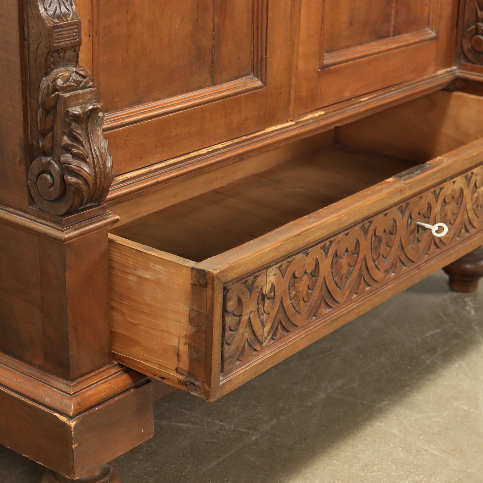 photo for sale Cupboard Neo Renaissance Walnut Italy XIX Century